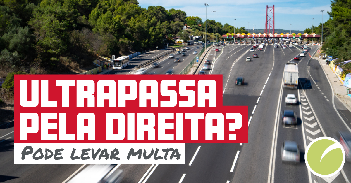Conduzir na faixa do meio e ultrapassar pela direita: coimas